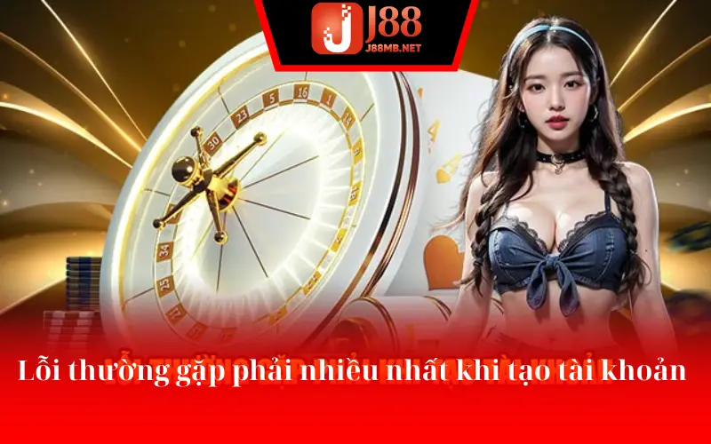 Lỗi thường gặp phải nhiều nhất khi tạo tài khoản